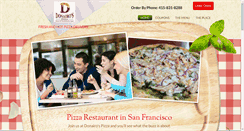 Desktop Screenshot of donairospizza.com